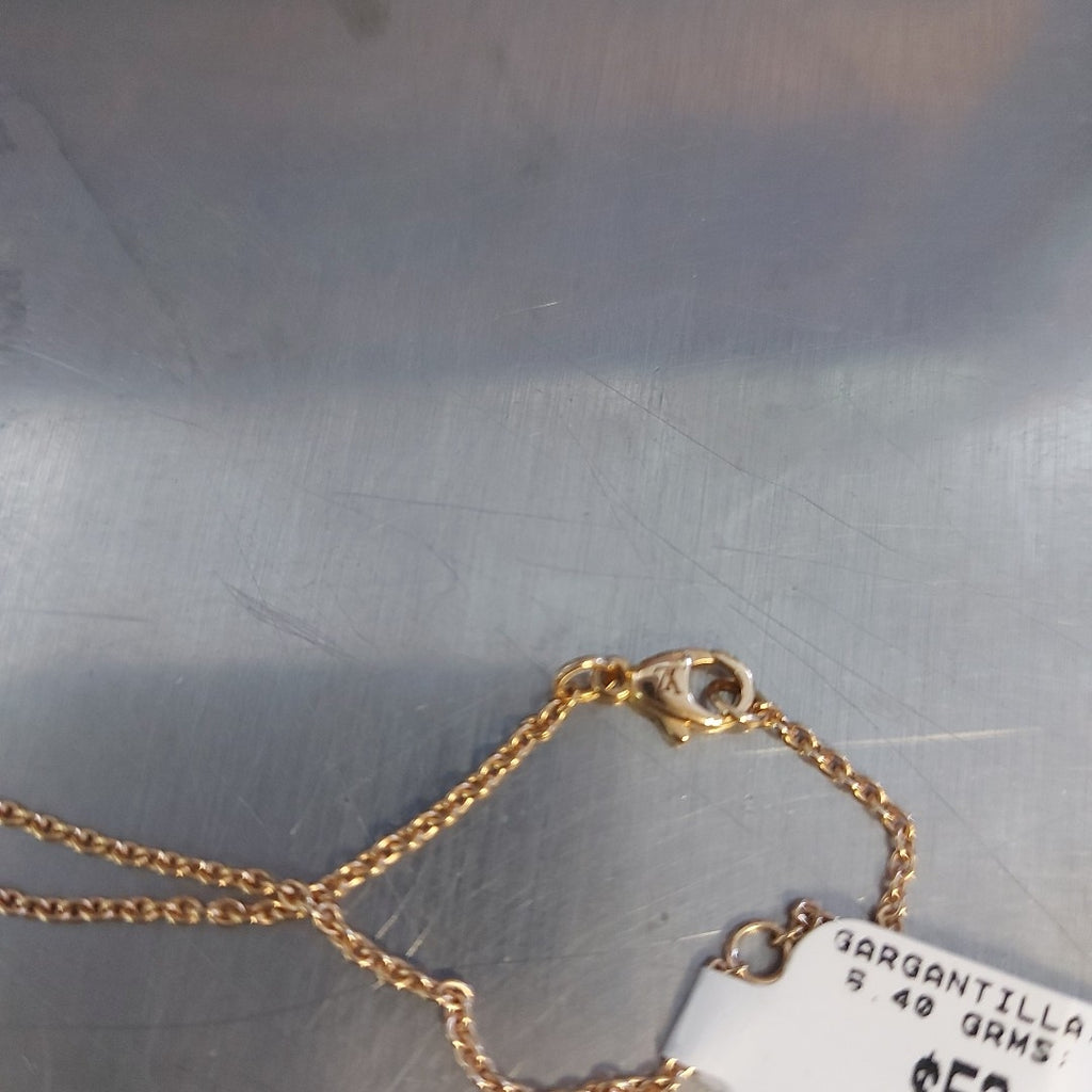 GARGANTILLA ORO 18 K 6,40 GRMS (SEMINUEVO)