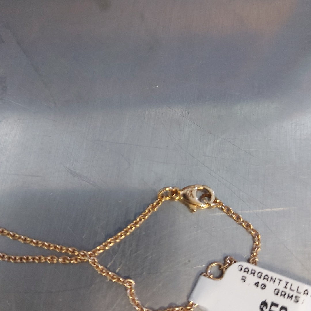 GARGANTILLA ORO 18 K 6,40 GRMS (SEMINUEVO)