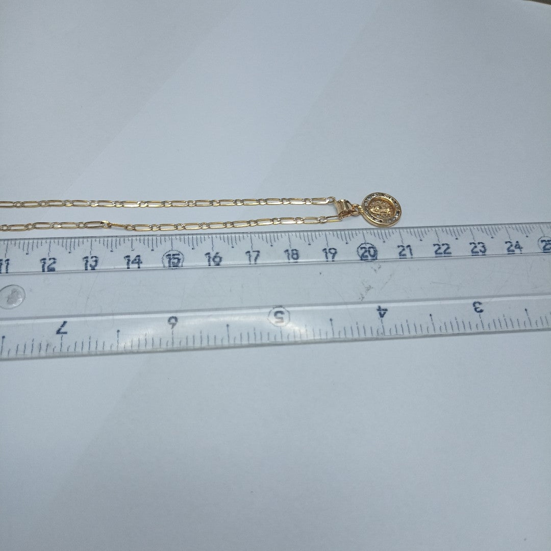 CADENA ORO, RODIADO 14 K 2.8 GRMS (SEMINUEVO)