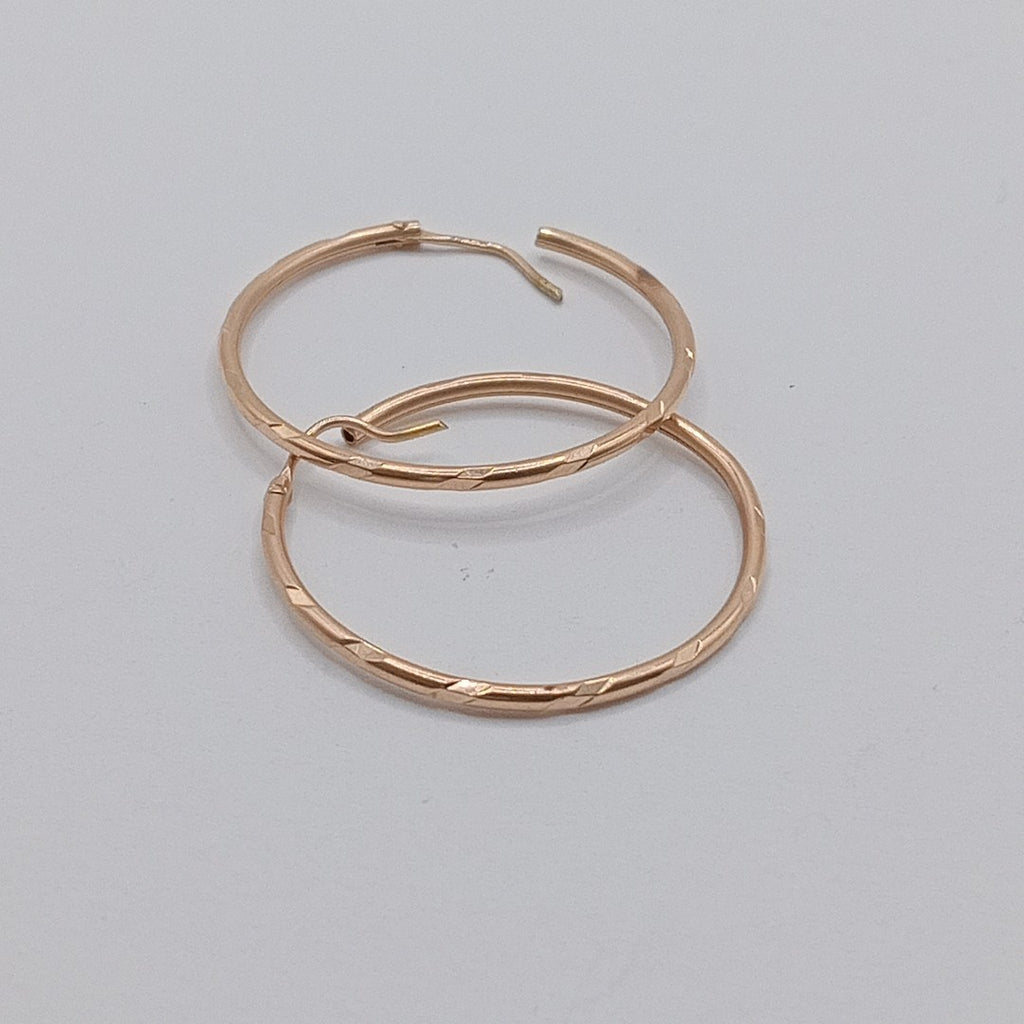 ARRACADAS PAR ORO COMBINADO 14 K 2,20 GRMS (SEMINUEVO)