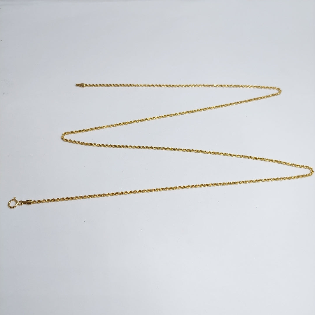 CADENA ORO 14 K 1.6 GRMS (SEMINUEVO)