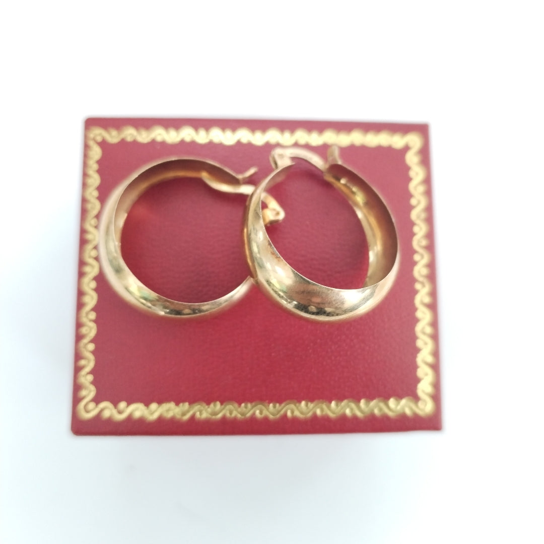 ARRACADAS PAR ORO 14 K 2.5 GRMS (SEMINUEVO)