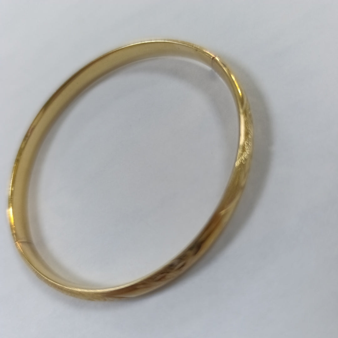 PULSERA RIGIDA ORO 14 K 7.3 GRMS (SEMINUEVO)