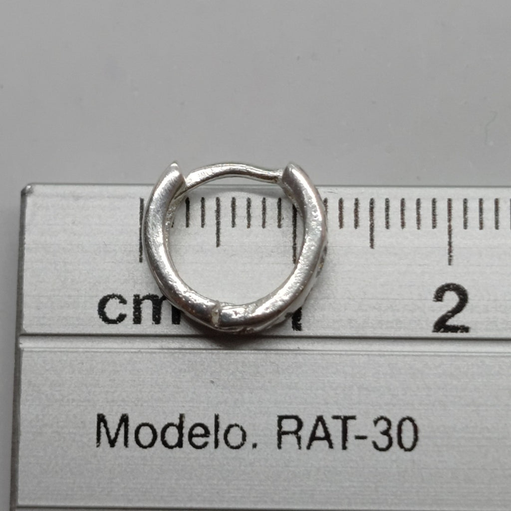 ARRACADAS C/CIRCONIAS PLATA .925 2.4 GR (NUEVO)