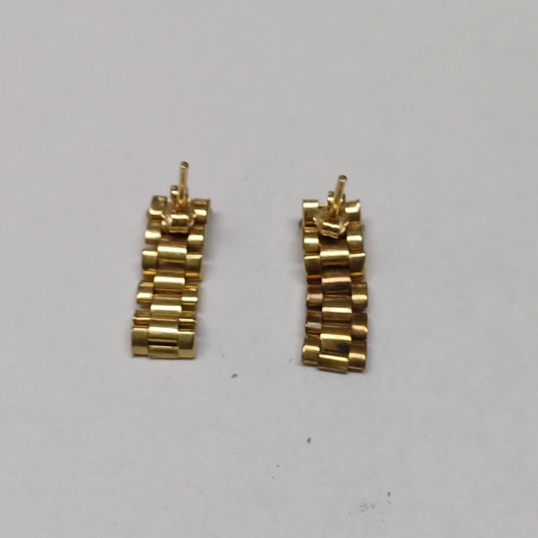 ARETES PAR ORO 14 K 3.6 GRMS (SEMINUEVO)