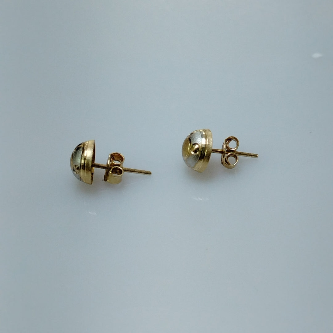 BROQUELES PAR ORO 14 K 1,70 GRMS (SEMINUEVO)