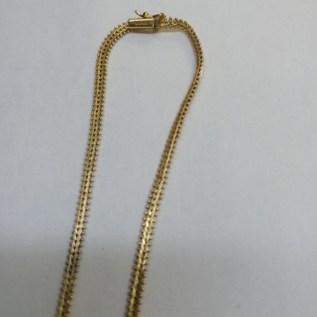 GARGANTILLA ORO 14 K 17.4 GRMS (SEMINUEVO)