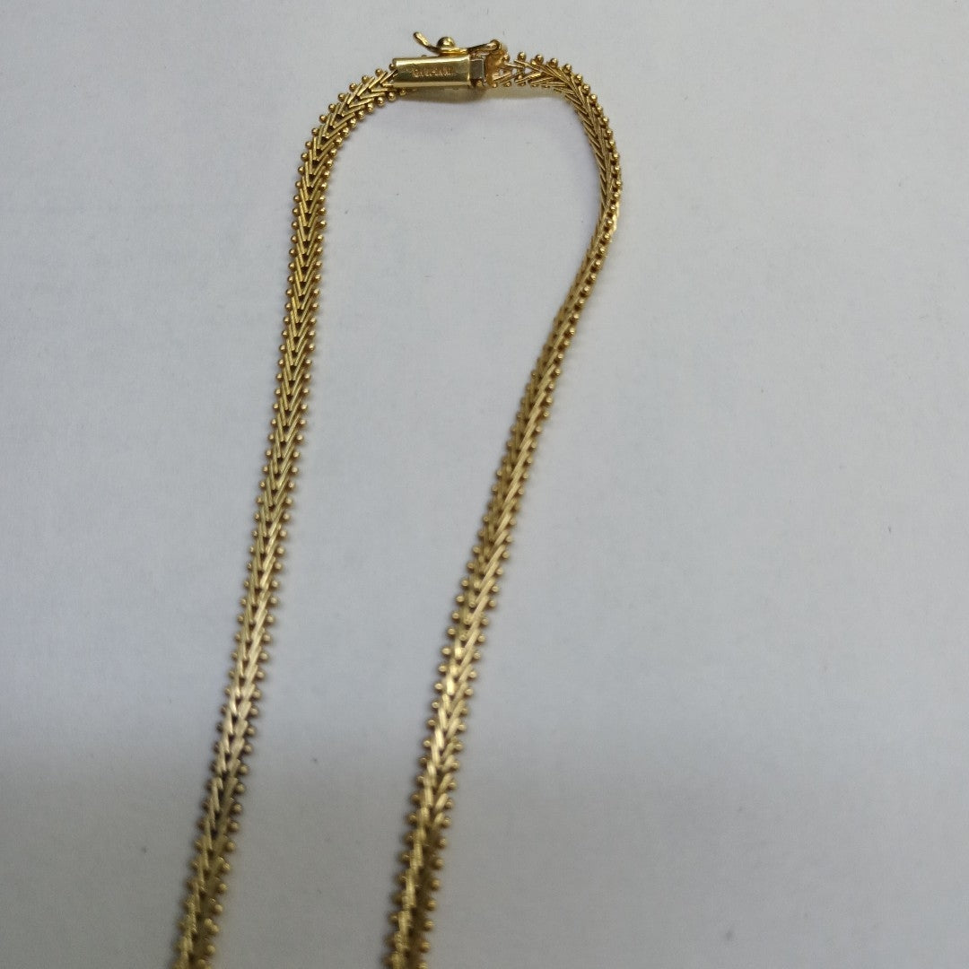 GARGANTILLA ORO 14 K 17.4 GRMS (SEMINUEVO)