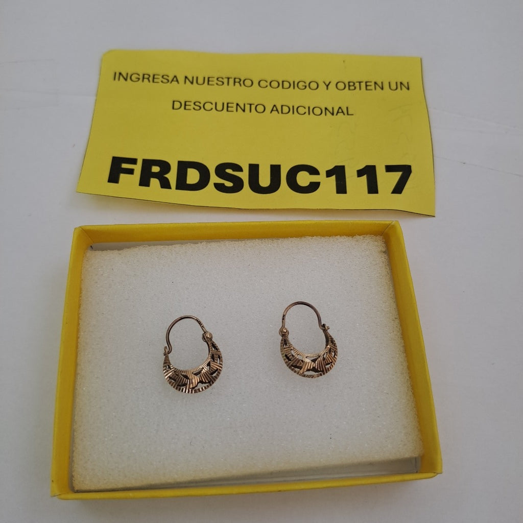 ARRACADAS PAR ORO 10 K 1.4 GRMS (SEMINUEVO)