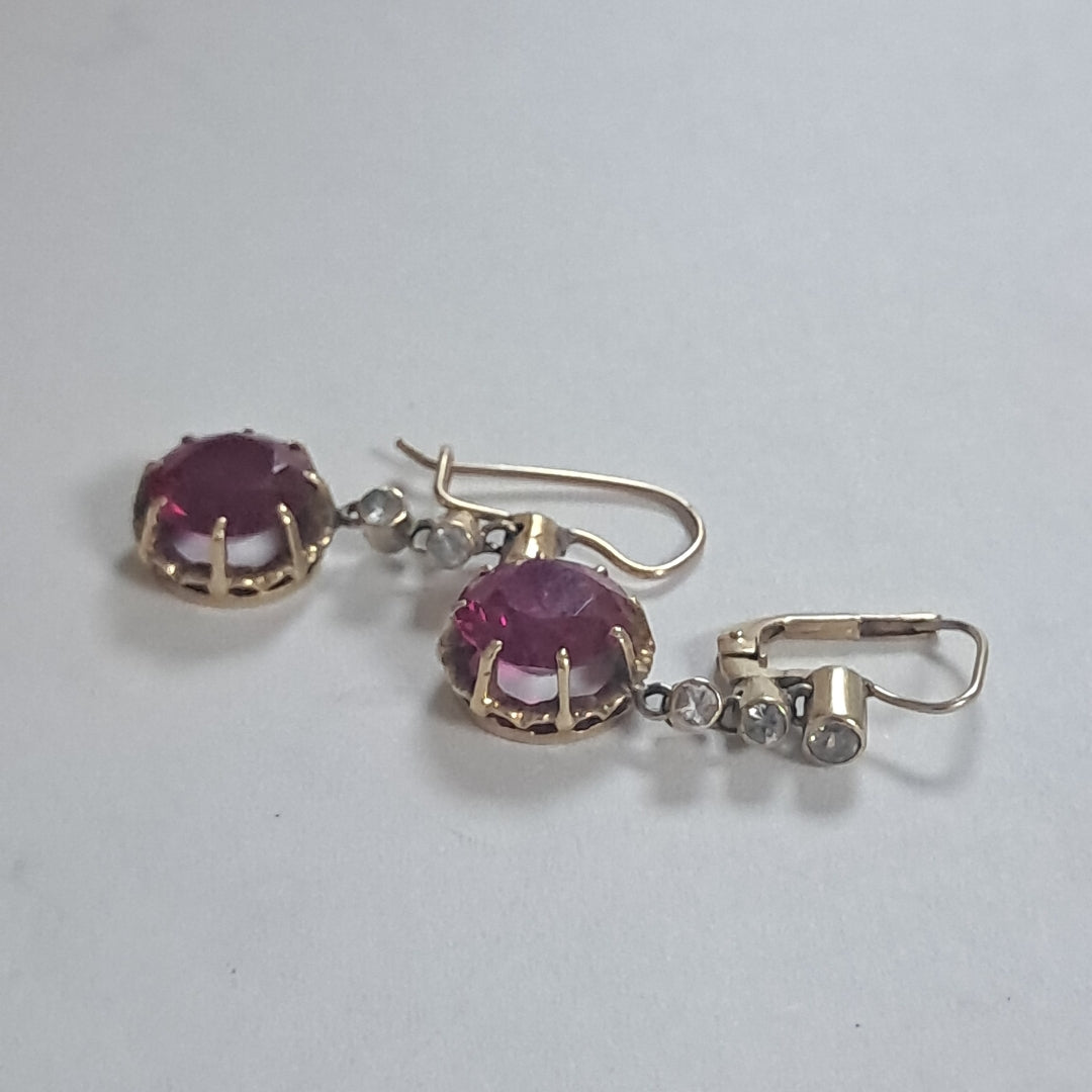 ARETES PAR ORO 10 K 5,10 GRMS (SEMINUEVO)
