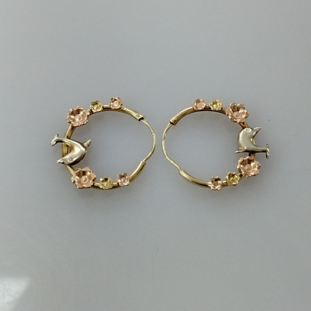 ARRACADAS PAR ORO 14 K 1,30 GRMS (SEMINUEVO)