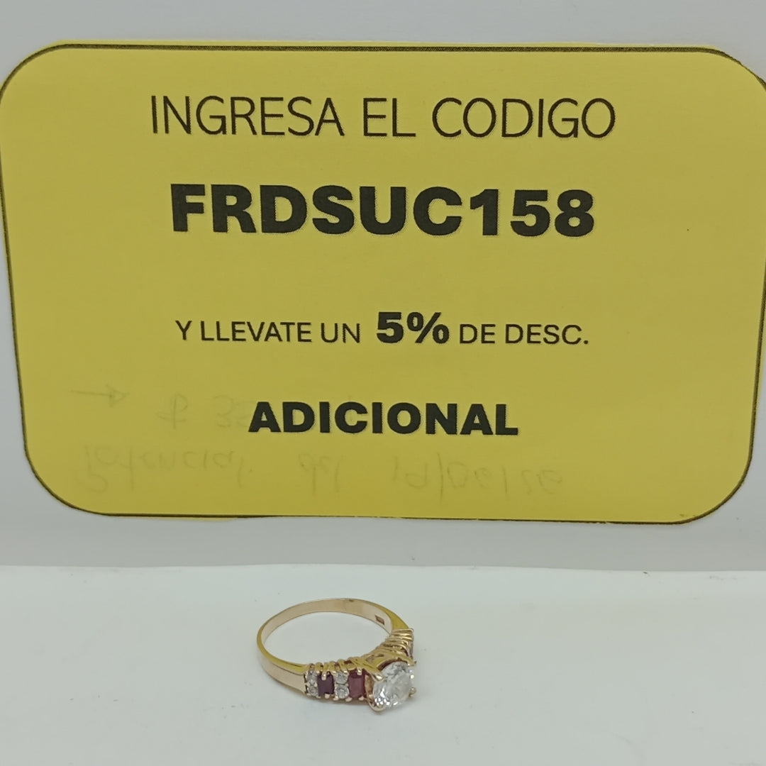 ANILLITO ORO 14 K 3 GRMS (SEMINUEVO)