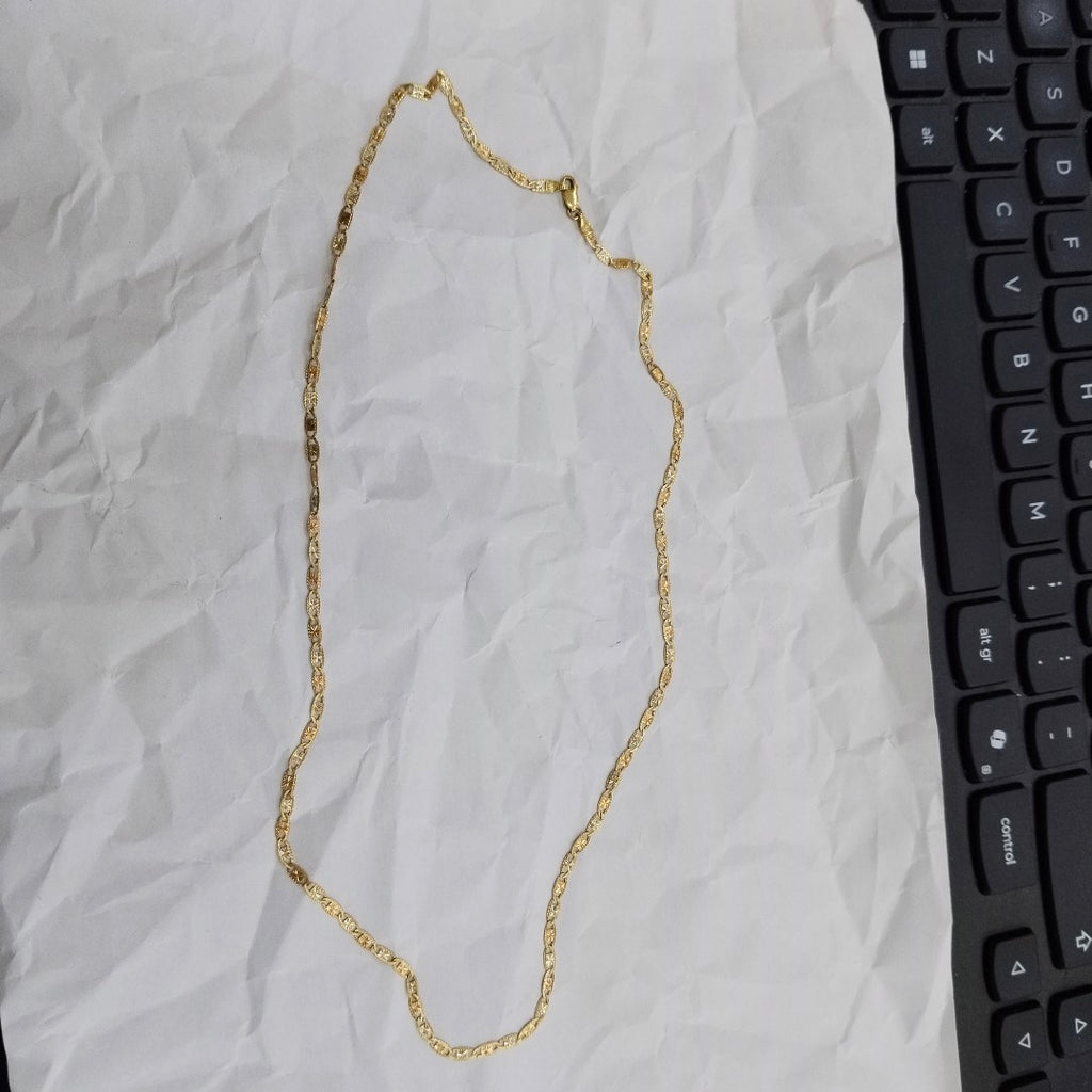 CADENA ORO, ORO COMBINADO 14 K 4.5 GRMS (SEMINUEVO)