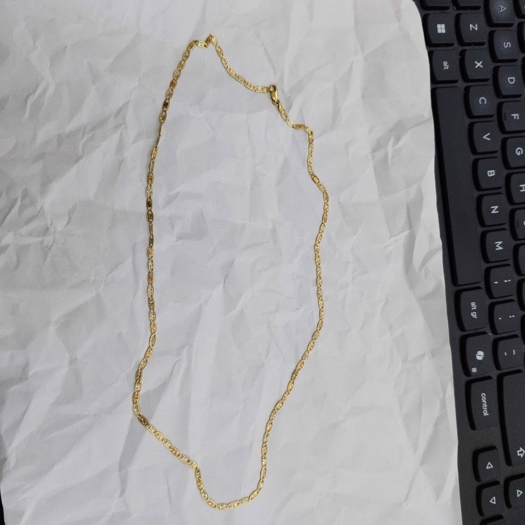 CADENA ORO, ORO COMBINADO 14 K 4.5 GRMS (SEMINUEVO)