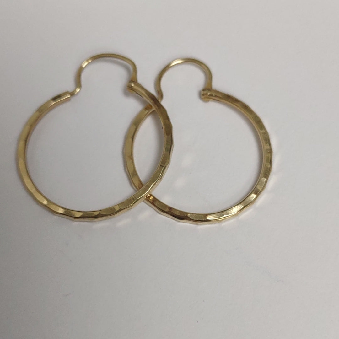 ARRACADAS PAR ORO 14 K 1.1 GRMS (SEMINUEVO)