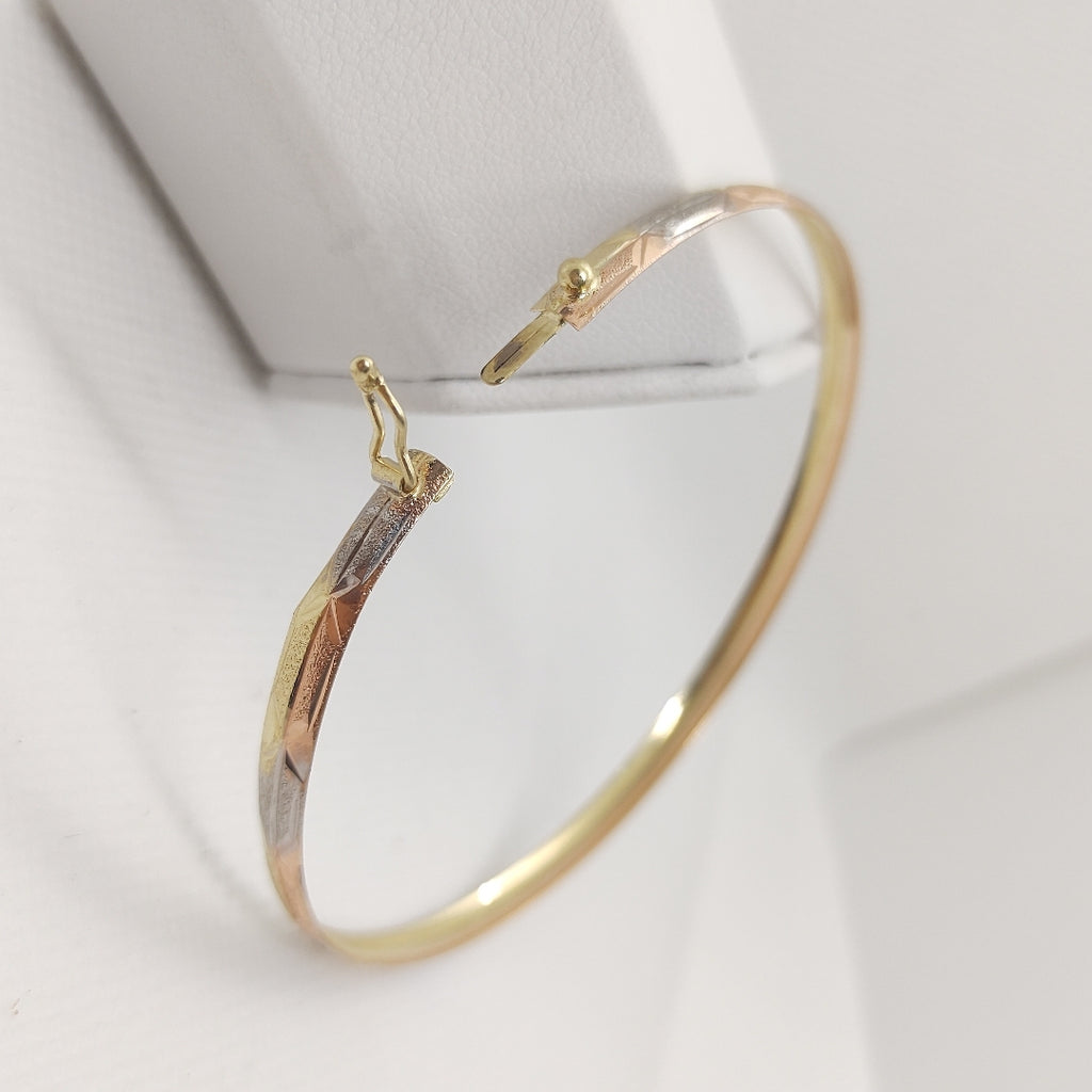 PULSERA RIGIDA ORO 14 K 3.8 GRMS (SEMINUEVO)