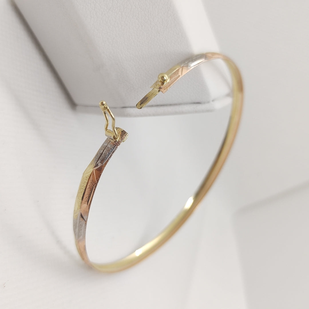 PULSERA RIGIDA ORO 14 K 3.8 GRMS (SEMINUEVO)