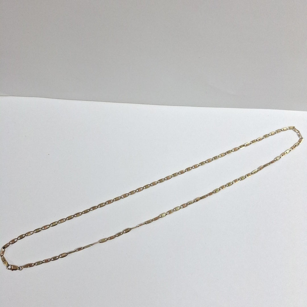 CADENA ORO COMBINADO 10 K 8.9 GRMS (SEMINUEVO)
