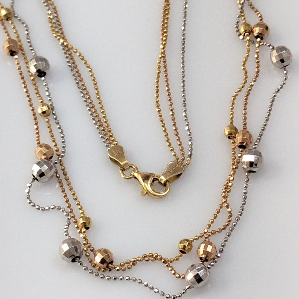 GARGANTILLA ORO 14 K 7.1 GRMS (SEMINUEVO)