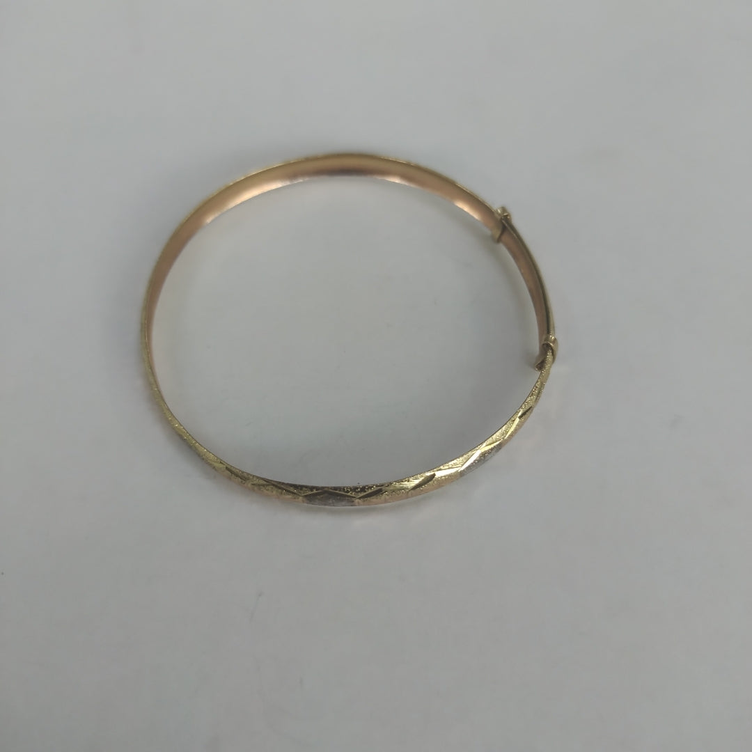 PULSERA RIGIDA ORO 10 K 5 GRMS (SEMINUEVO)