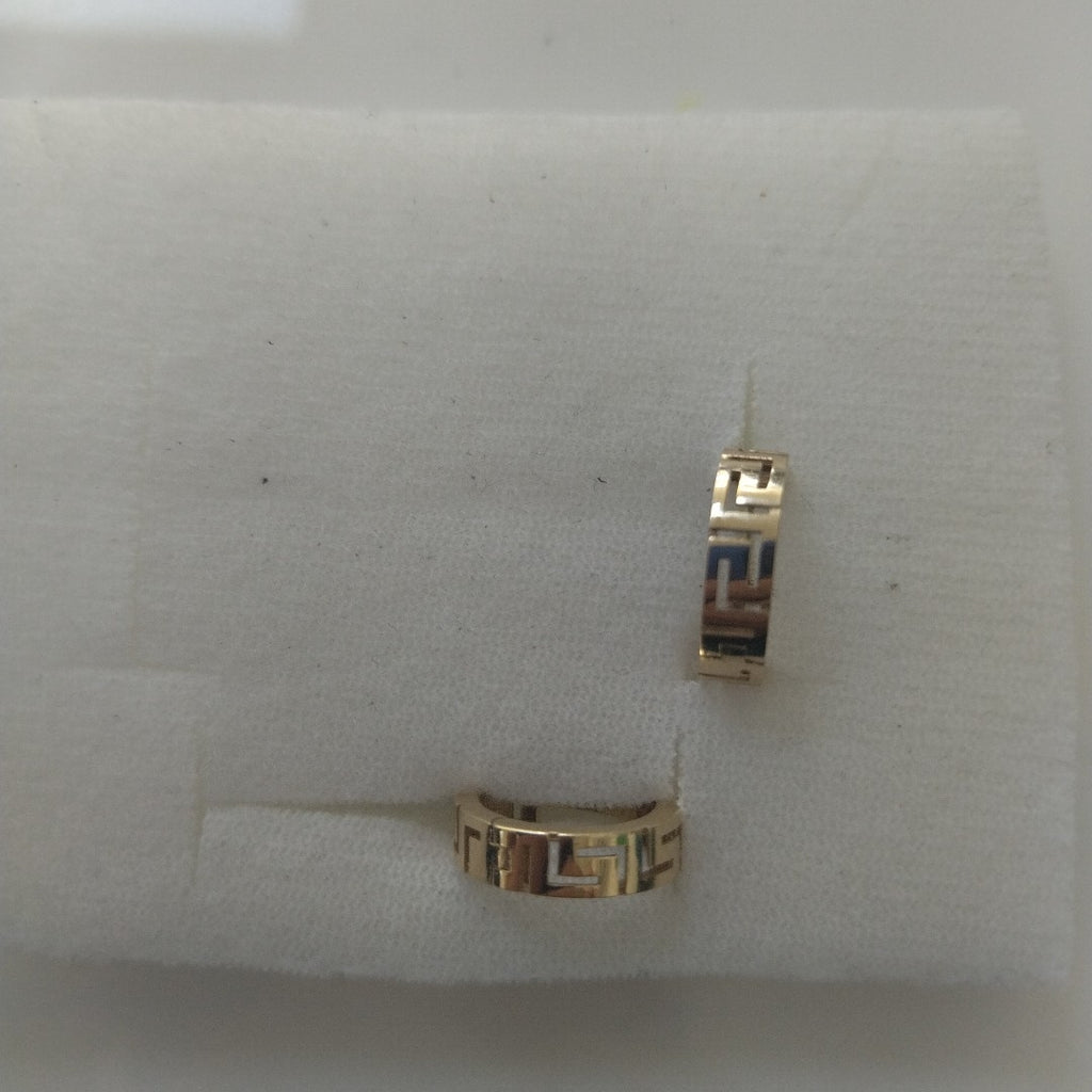 ARRACADAS PAR ORO 14 K 1.9 GRMS (SEMINUEVO)