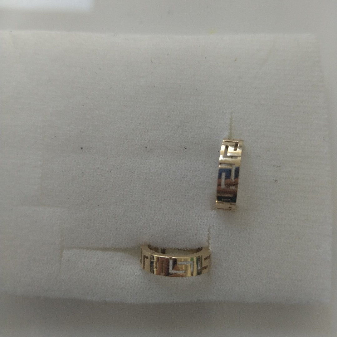 ARRACADAS PAR ORO 14 K 1.9 GRMS (SEMINUEVO)