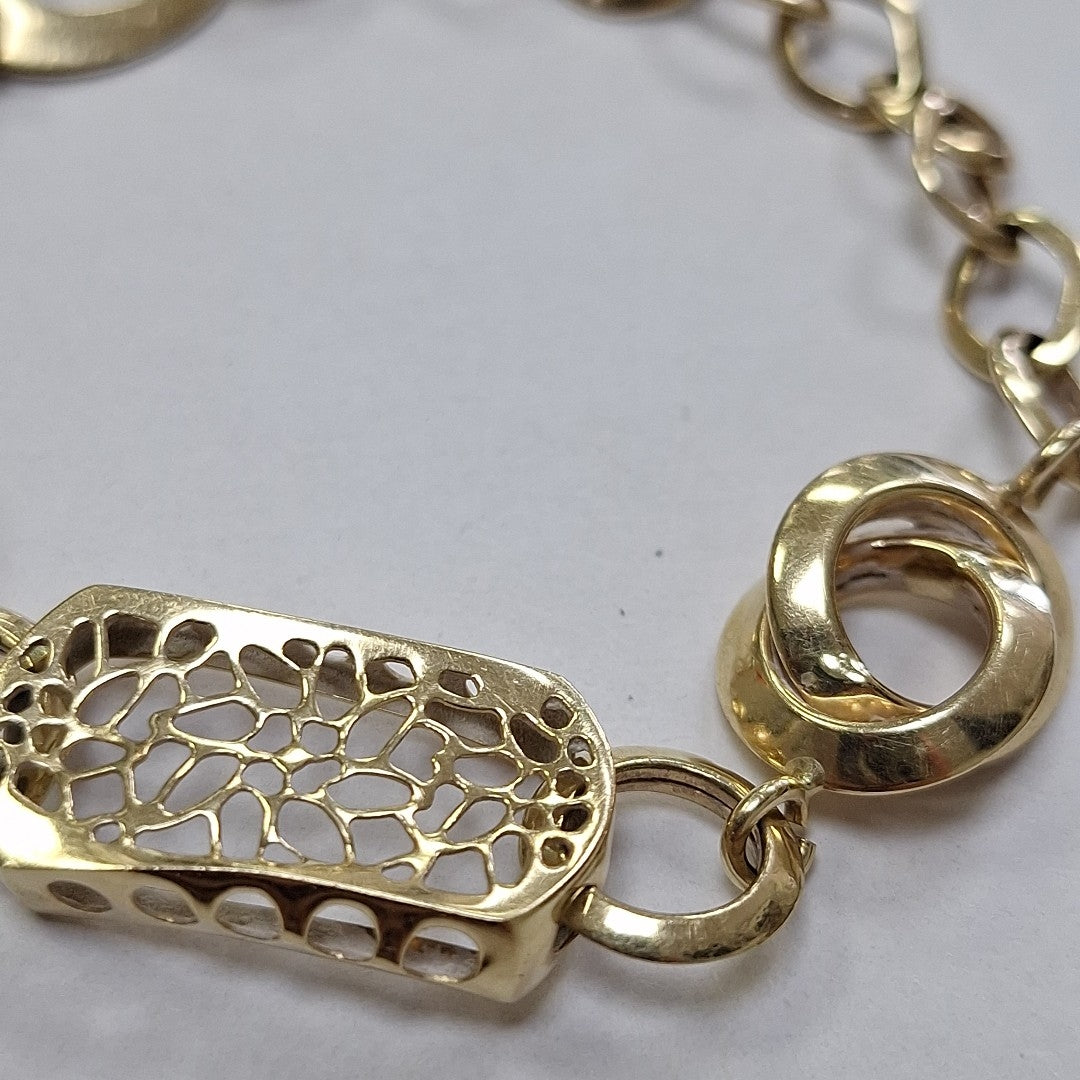 PULSERA ORO 14 K 9.1 GRMS (SEMINUEVO)