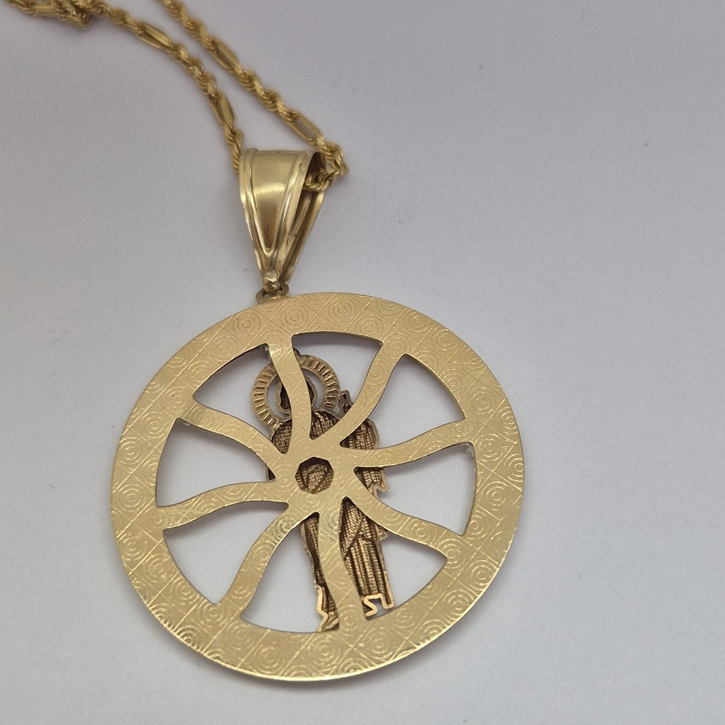 MEDALLA RELIGIOSA ORO 10 K 7,90 GRMS (SEMINUEVO)