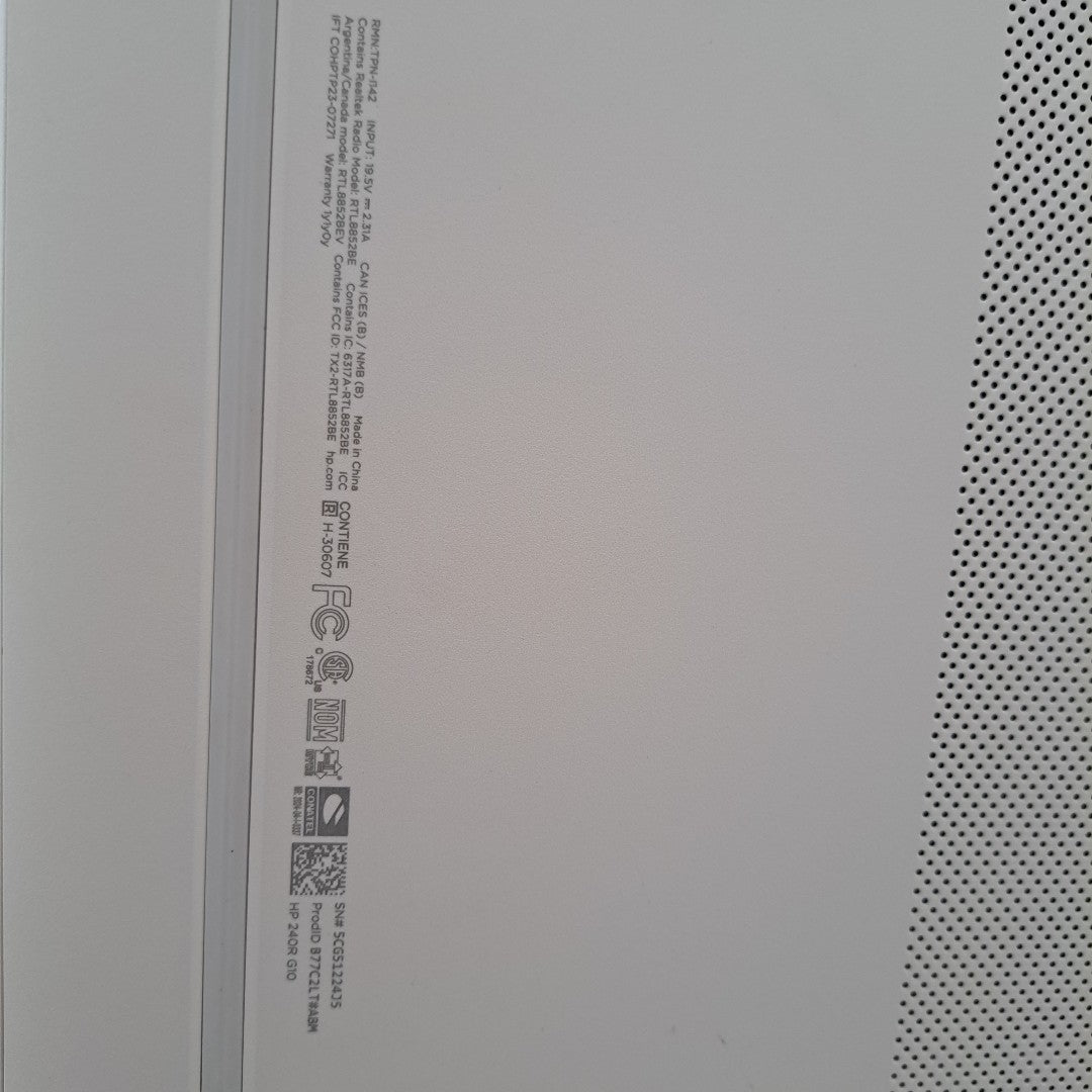 LAPTOP HP 240R G10 (2025) 512 GB SSD 8 GB RAM (SEMINUEVO)