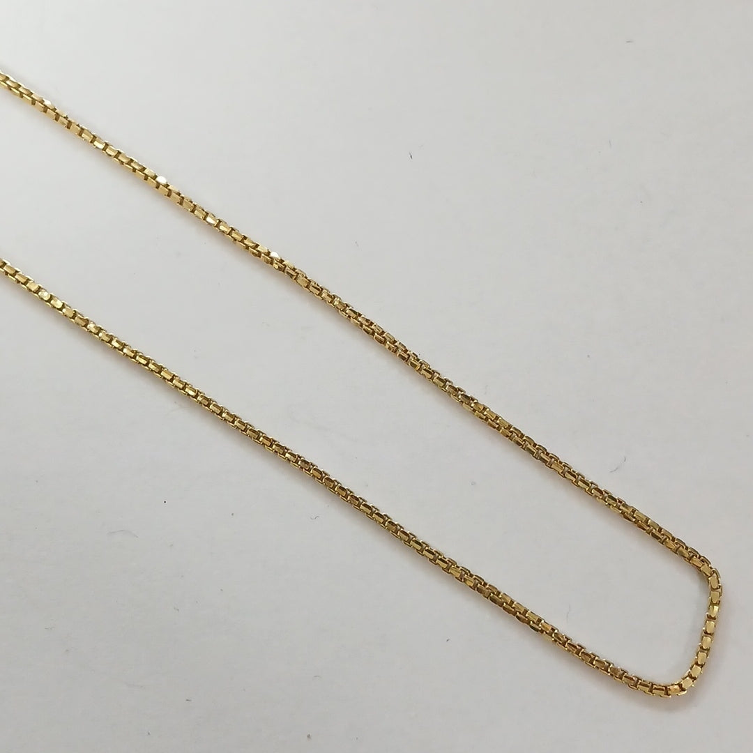 CADENA ORO 14 K 4.5 GRMS (SEMINUEVO)