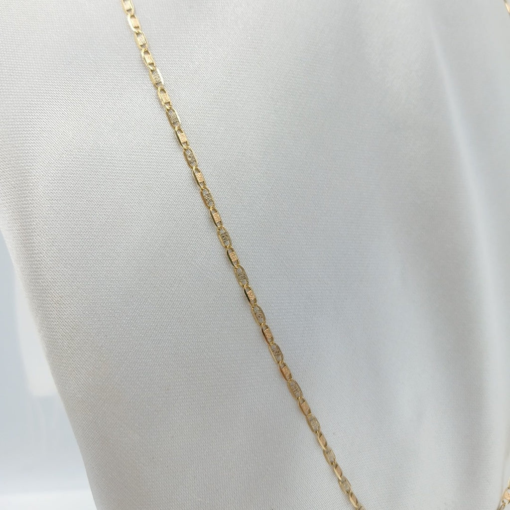 CADENA ORO COMBINADO 14 K 3,30 GRMS (SEMINUEVO)