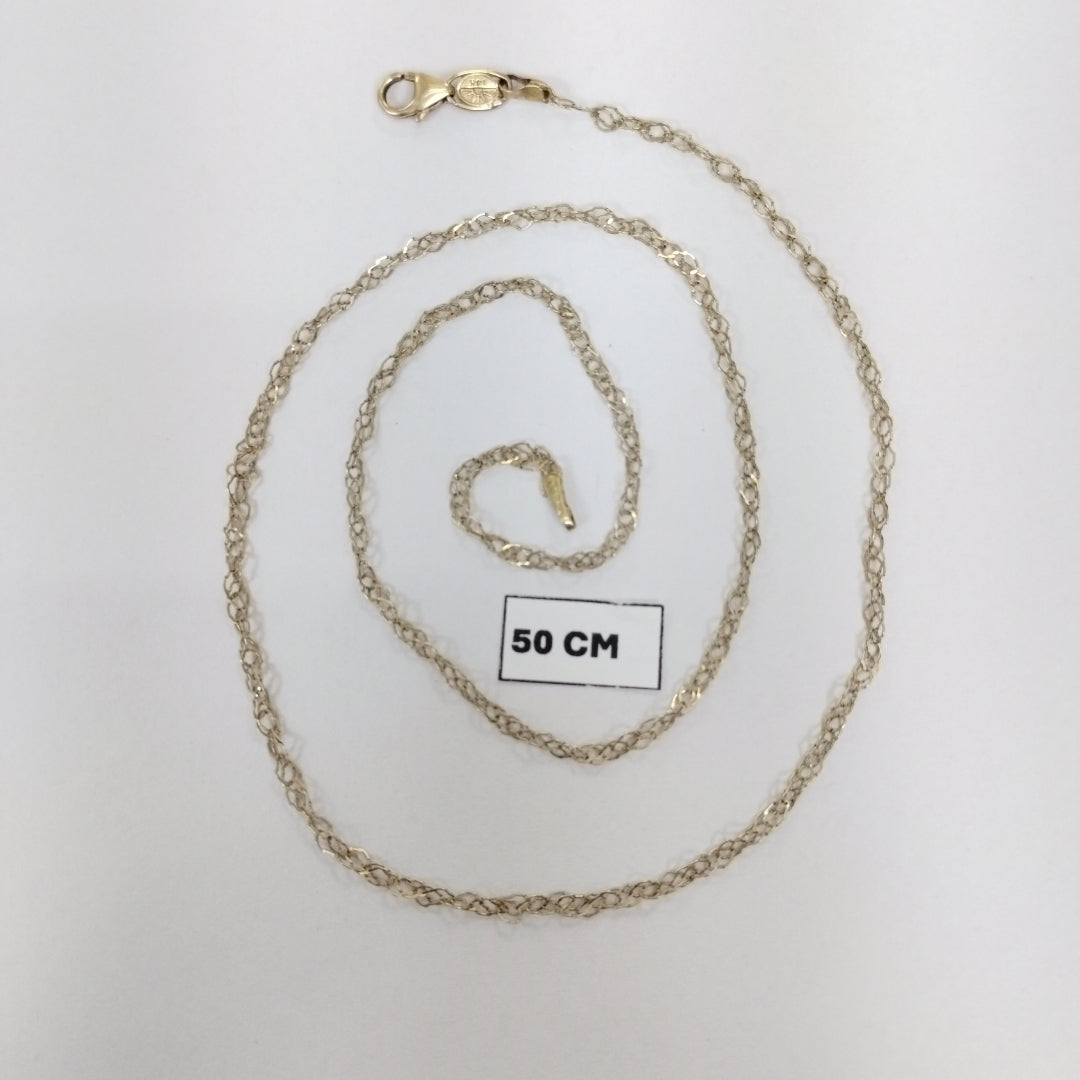 CADENA ORO 14 K 2,10 GRMS (SEMINUEVO)