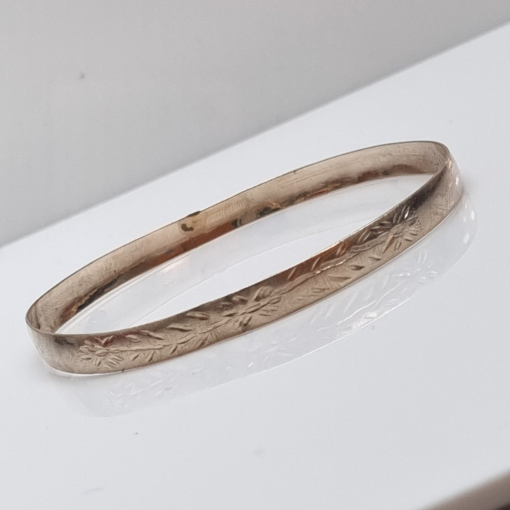 PULSERA RIGIDA ORO 8 K 5.6 GRMS (SEMINUEVO)