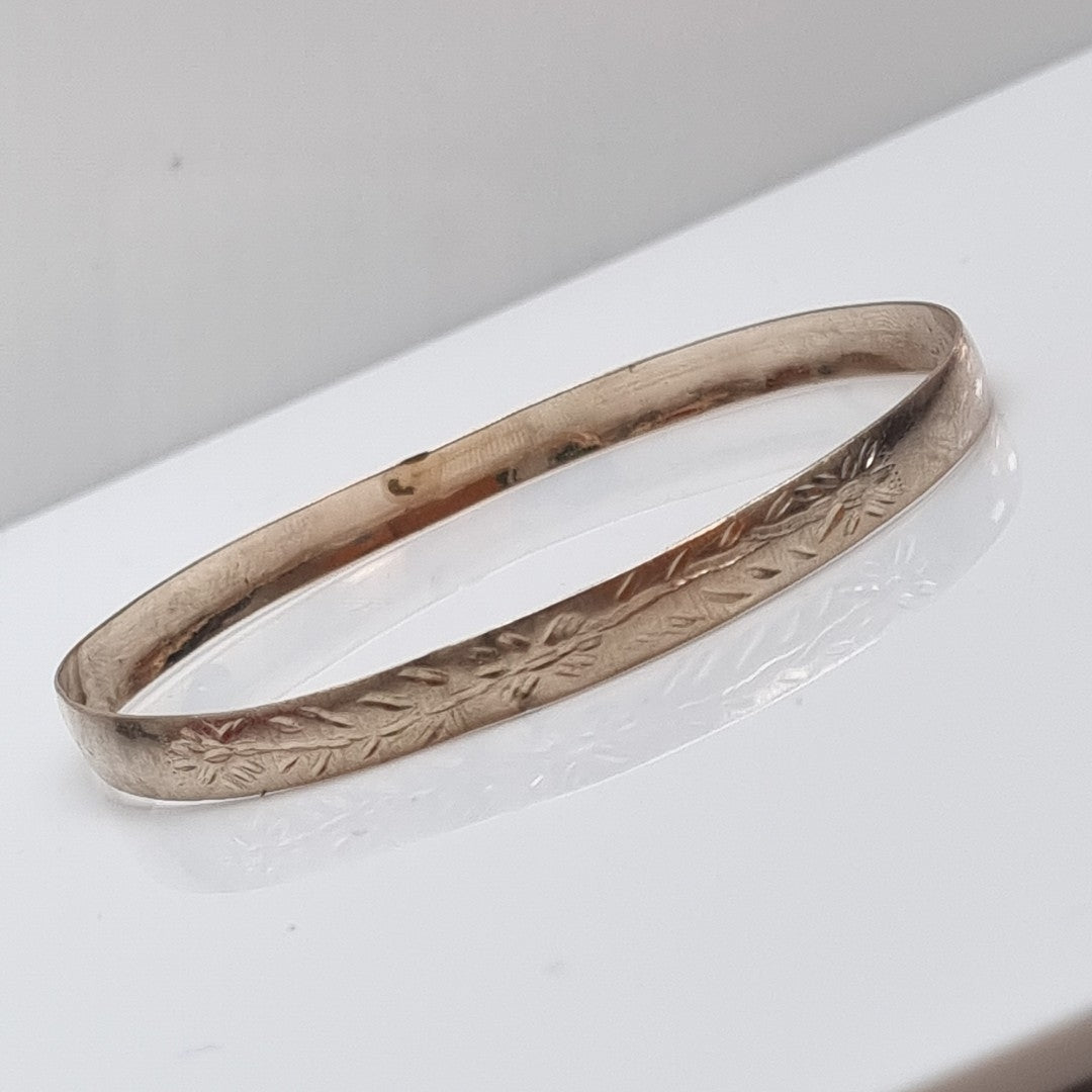 PULSERA RIGIDA ORO 8 K 5.6 GRMS (SEMINUEVO)