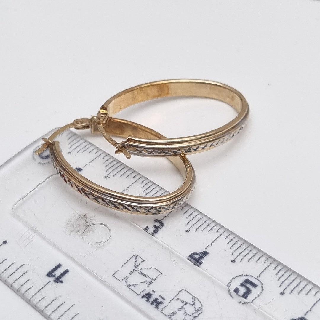 ARRACADAS PAR ORO 14 K 3 GRMS (SEMINUEVO)