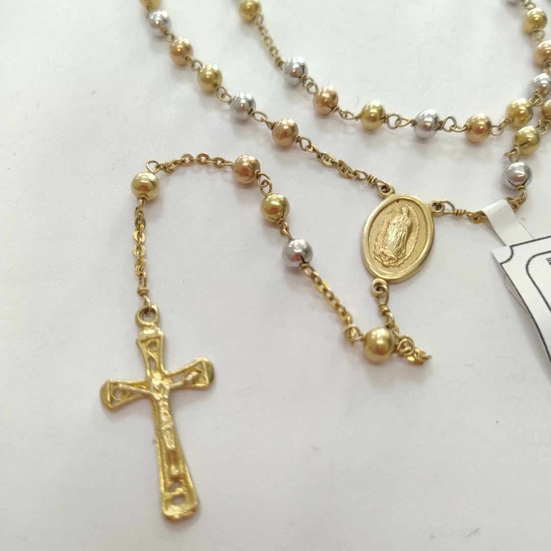 ROSARIO ORO, ORO COMBINADO 14 K 29.7 GRMS (SEMINUEVO)