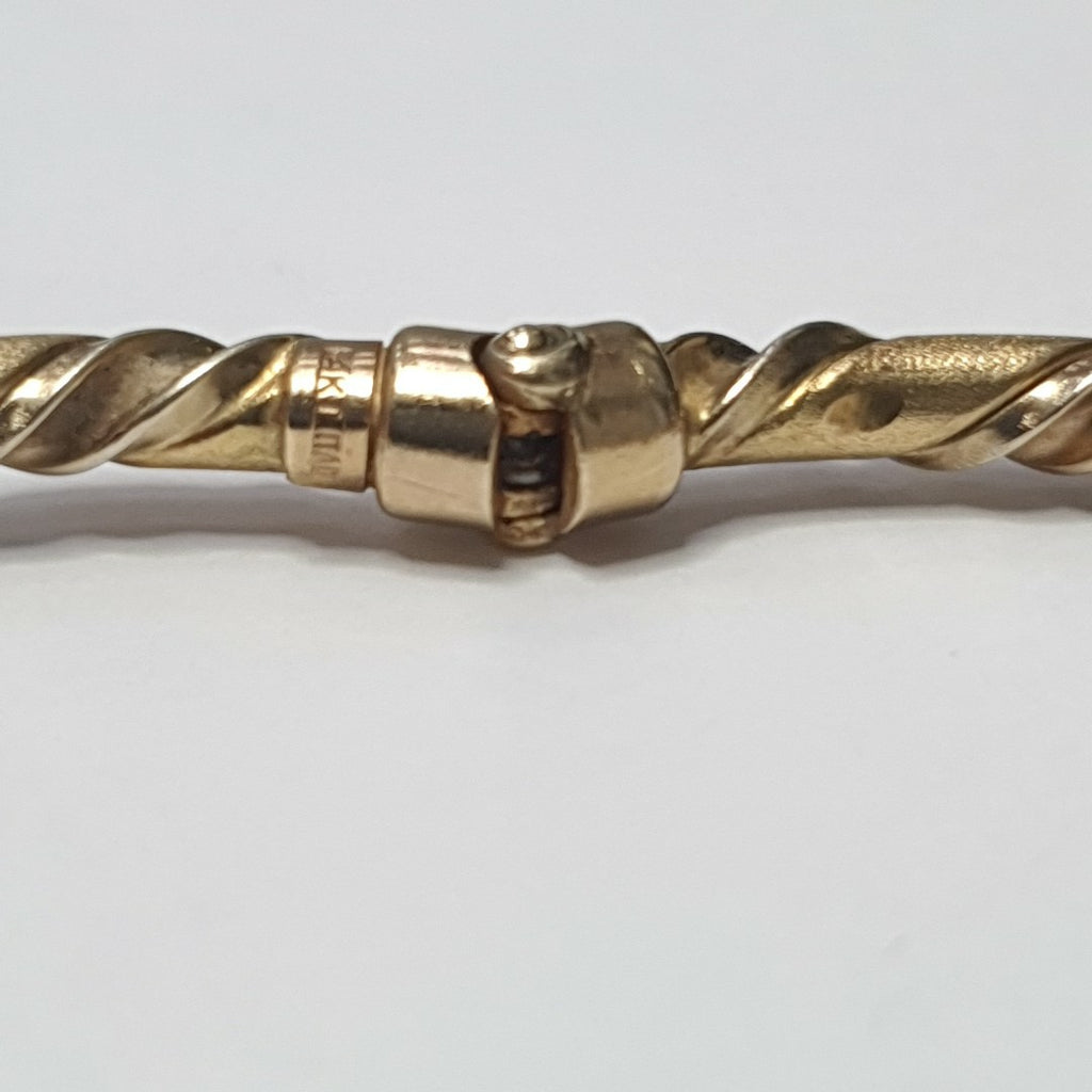 PULSERA RIGIDA ORO 14 K 7,80 GRMS (SEMINUEVO)