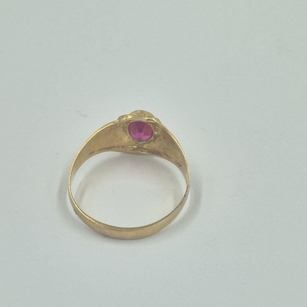 ANILLO DE GRADUACIÓN ORO 10 K 1,50 GRMS (SEMINUEVO)