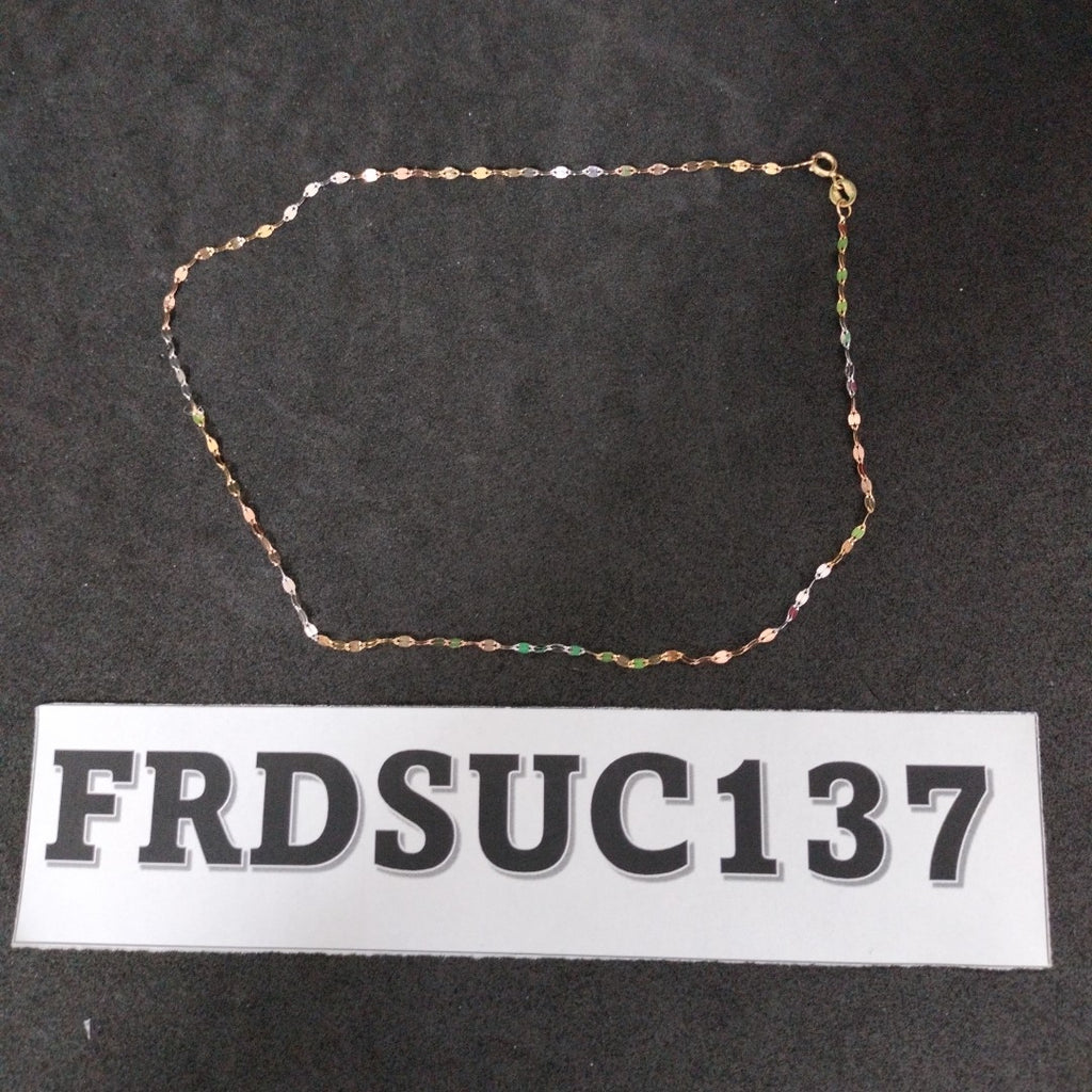 CADENA ORO COMBINADO 10 K 0,80 GRMS (SEMINUEVO)