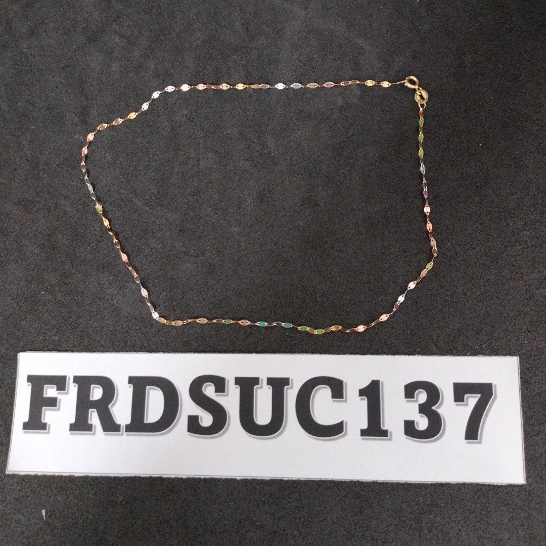 CADENA ORO COMBINADO 10 K 0,80 GRMS (SEMINUEVO)