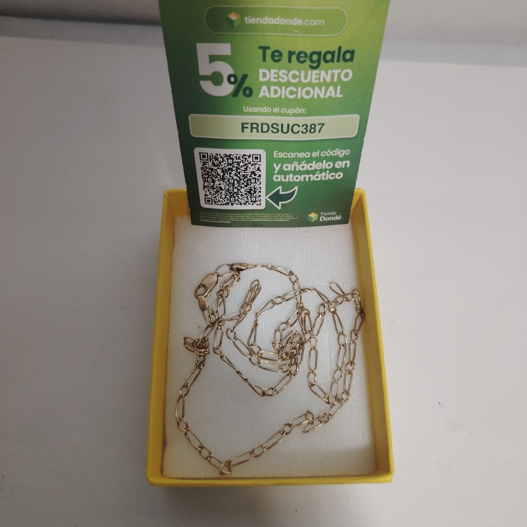 CADENA ORO 14 K 5 GRMS (SEMINUEVO)