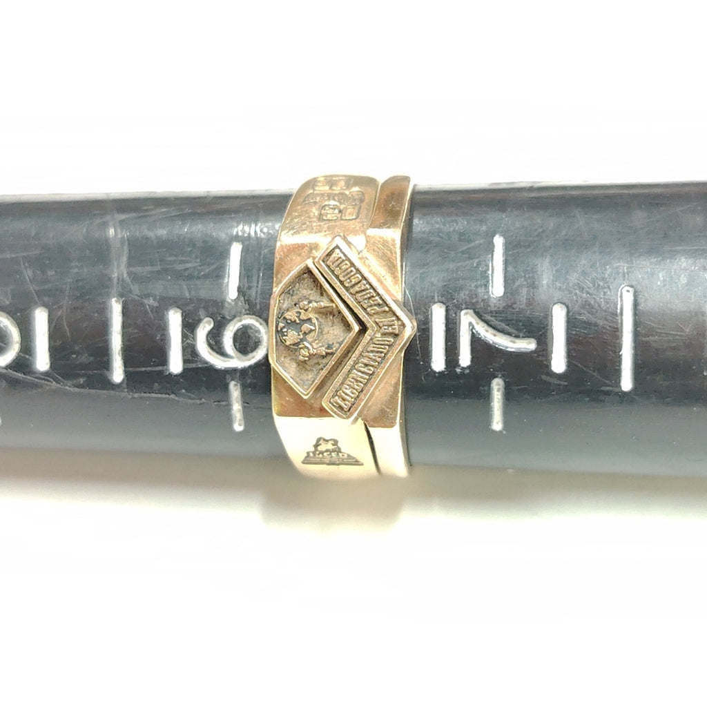 ANILLO DE GRADUACIÓN ORO 14 K 5.9 GRMS (SEMINUEVO)