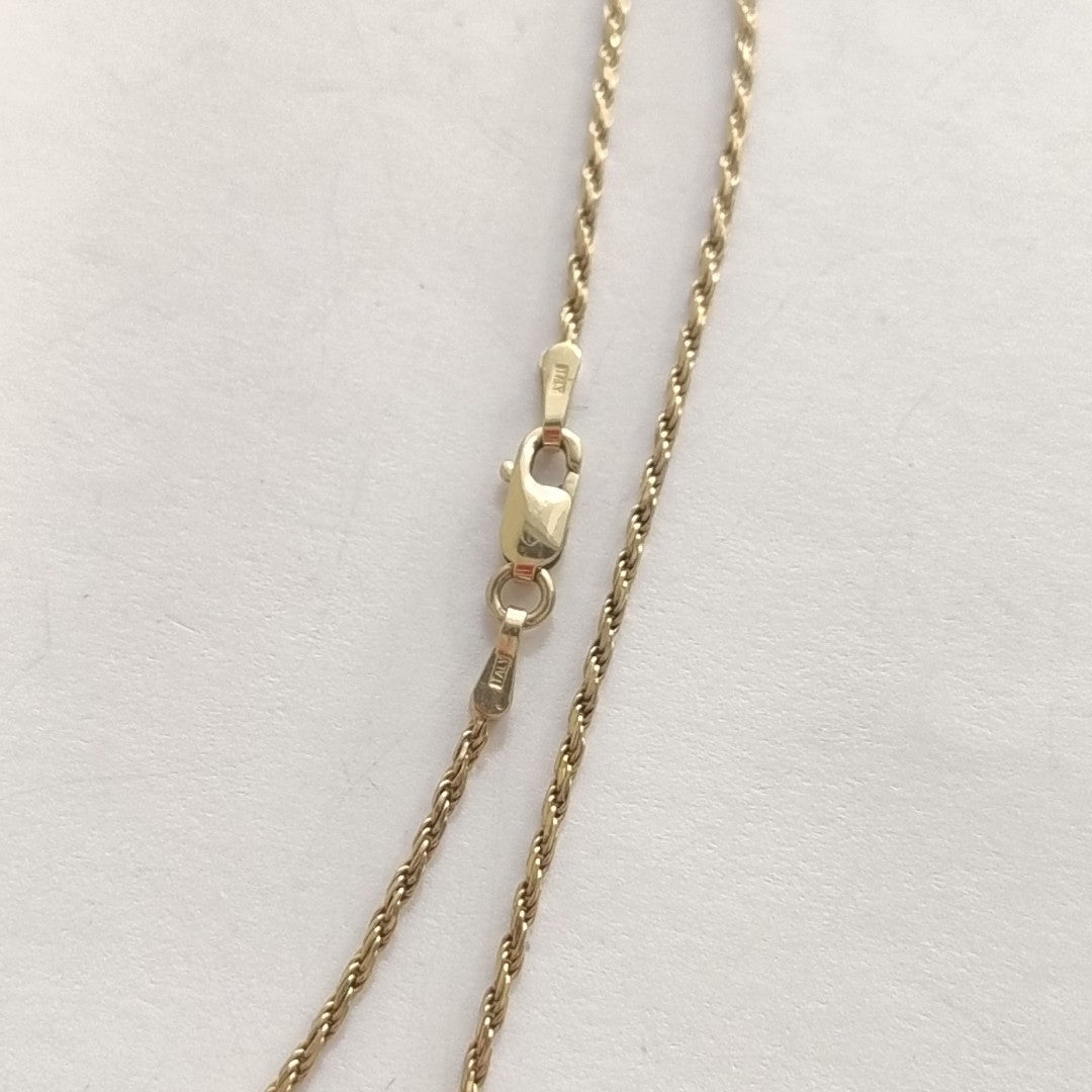 CADENA ORO 14 K 4,00 GRMS (SEMINUEVO)