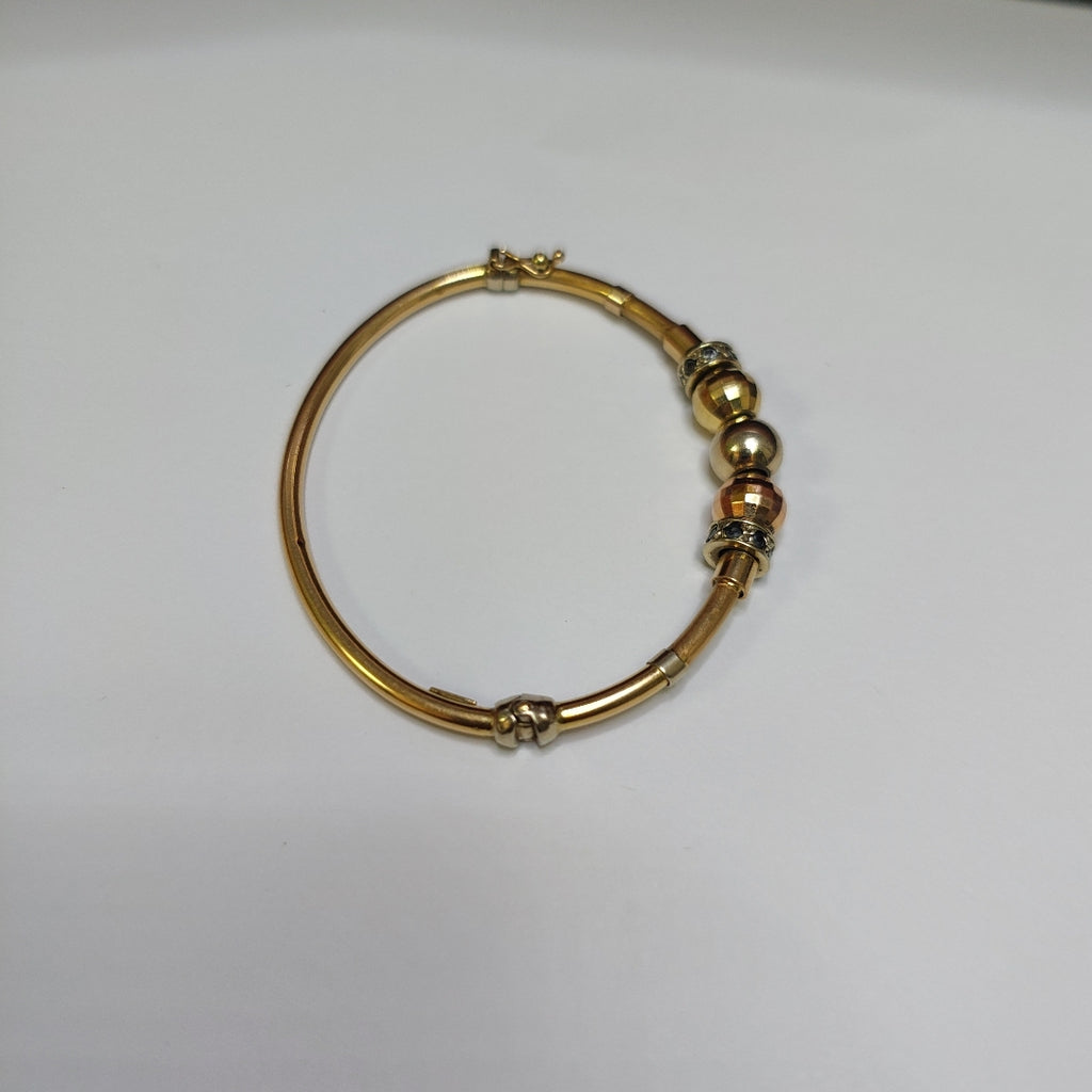 PULSERA RIGIDA ORO 14 K 9,60 GRMS (SEMINUEVO)