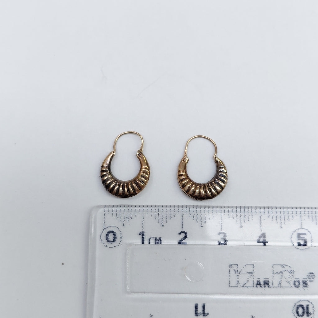 ARRACADAS PAR ORO 14 K 0.9 GRMS (SEMINUEVO)