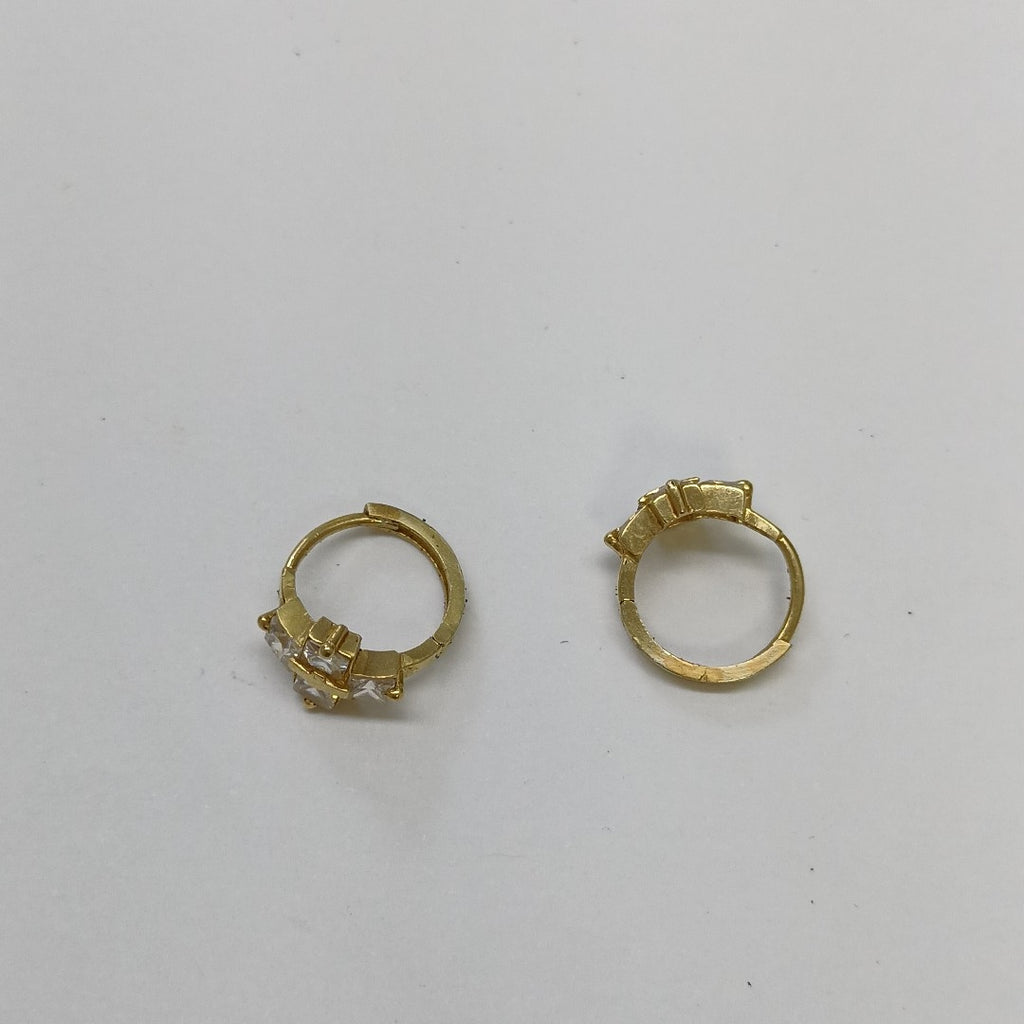 ARETES PAR ORO 14 K 2.4 GRMS (SEMINUEVO)