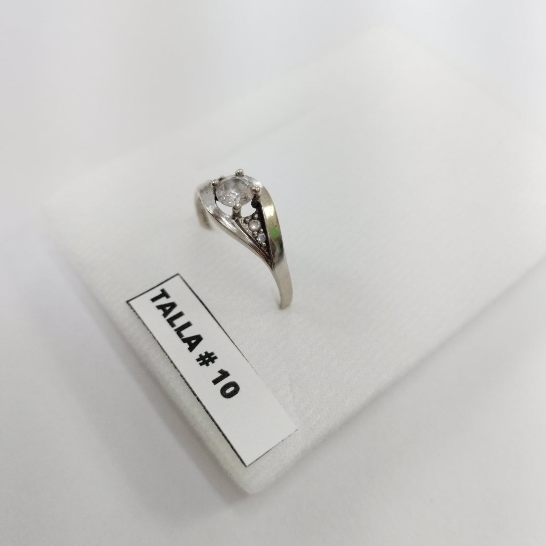 ANILLITO ORO, ORO BLANCO 10 K 2 GRMS (SEMINUEVO)