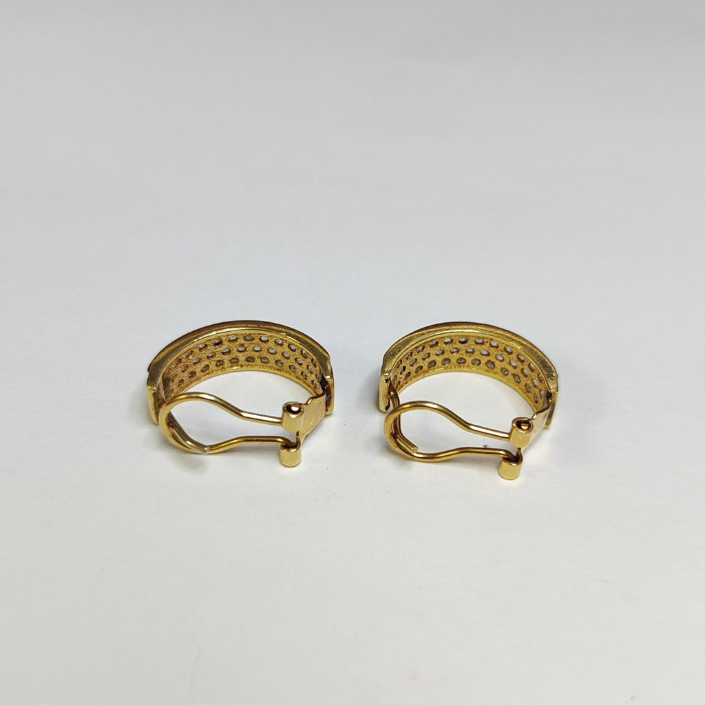 ARRACADAS PAR ORO 14 K 4,80 GRMS (SEMINUEVO)