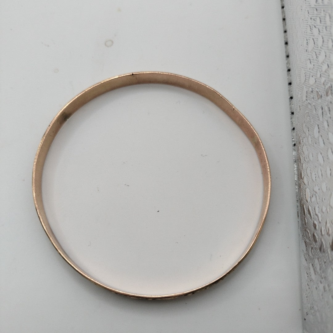 PULSERA RIGIDA ORO 10 K 10.2 GRMS (SEMINUEVO)
