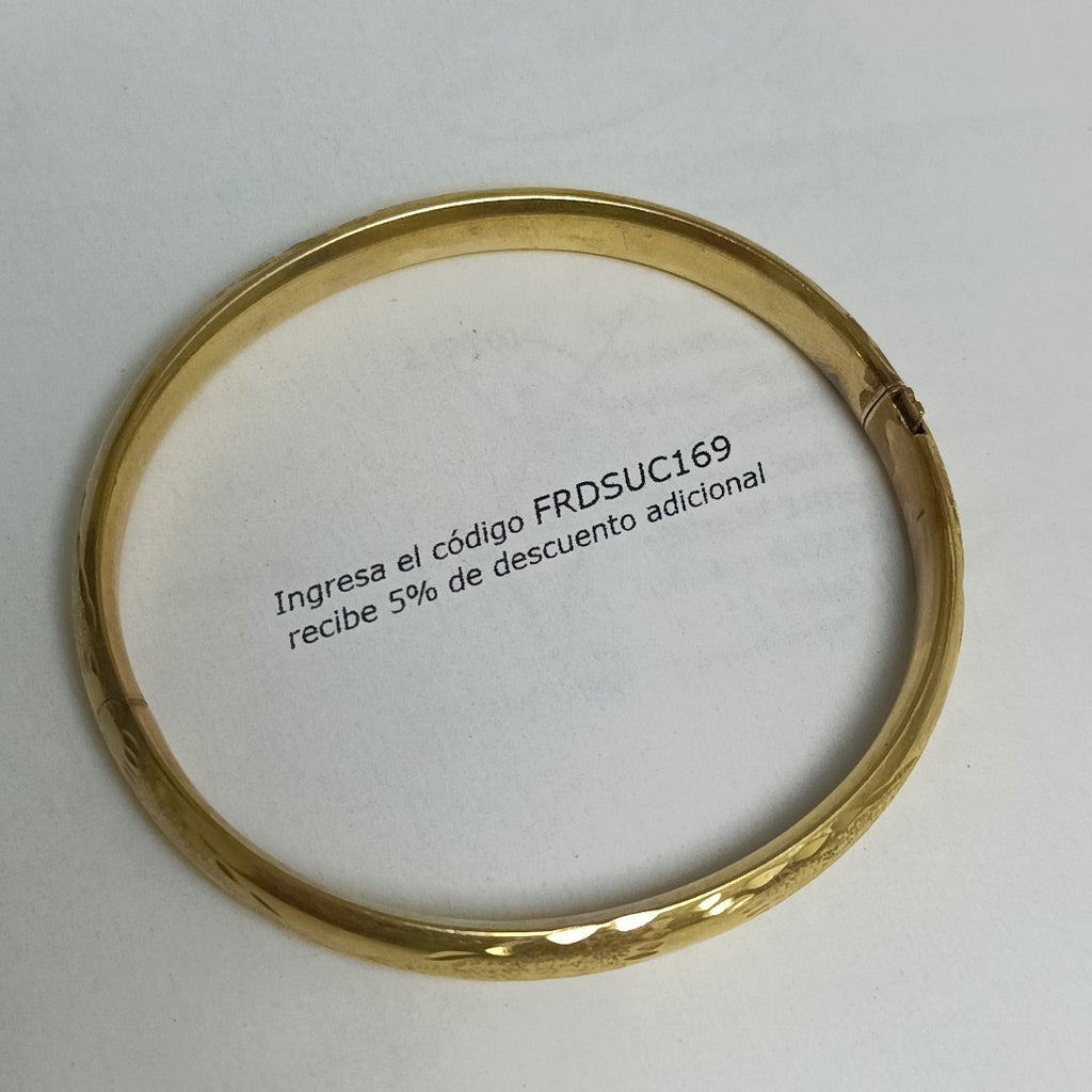 BRAZALETE ORO 10 K 11.1 GRMS (SEMINUEVO)